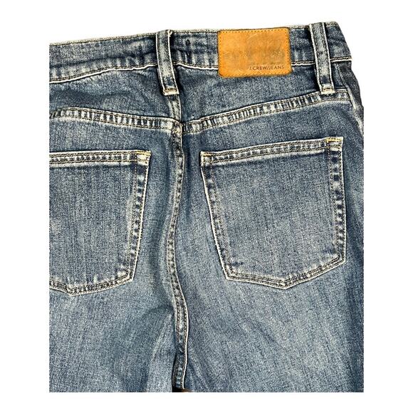 J.Crew J. Crew Vintage Straight Womens Jeans 27 Cropped Distressed - Picture 8 of 8